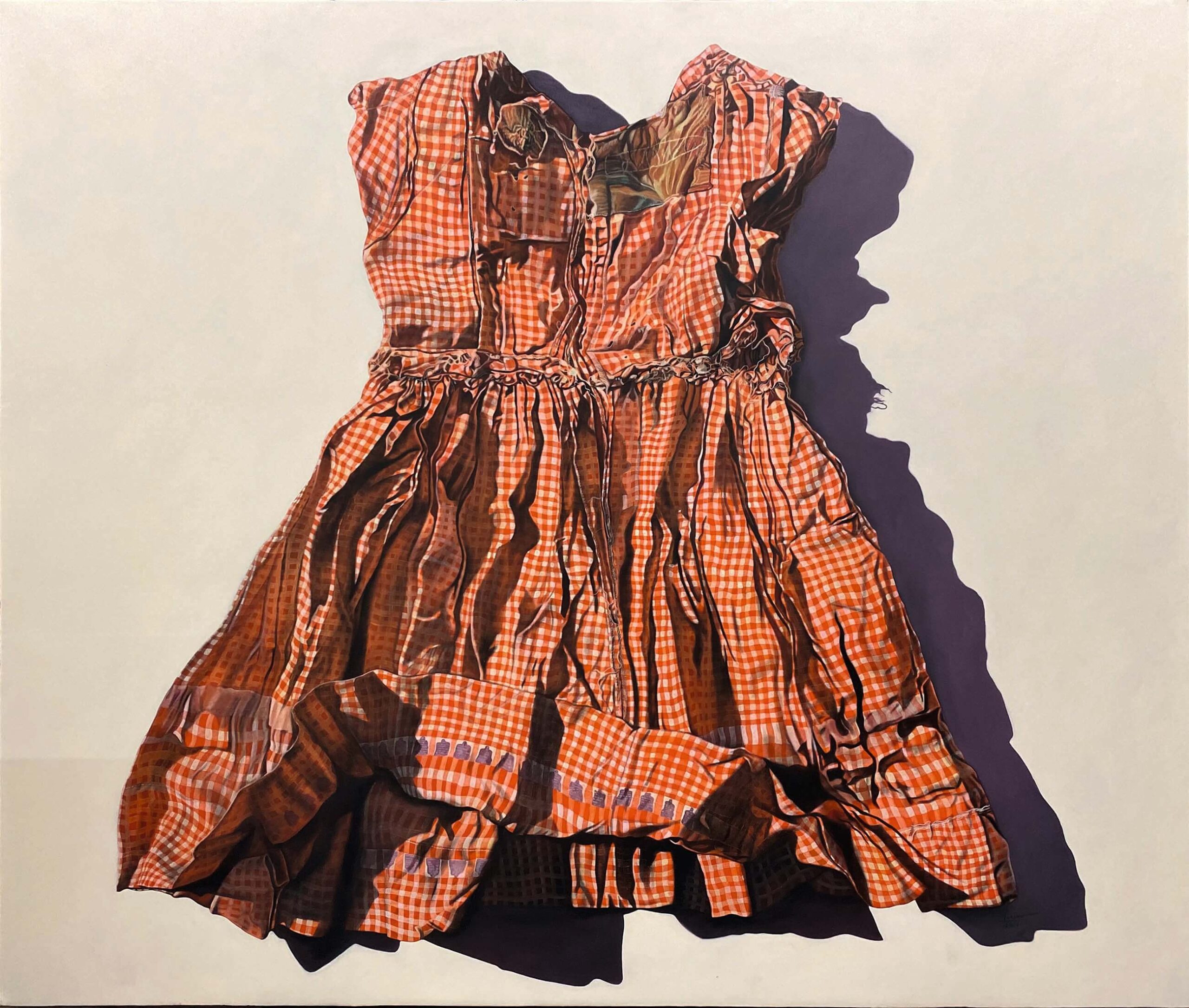 The Thing Closest to your Body II: Orange Reverse by Marina Cruz