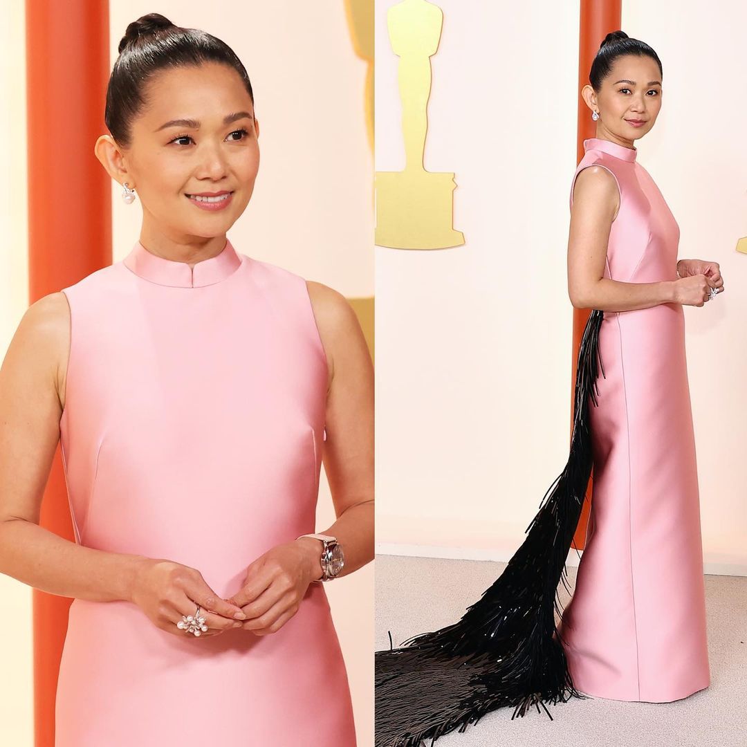 Hong Chau wearing Panerai's Luminor Due Luna