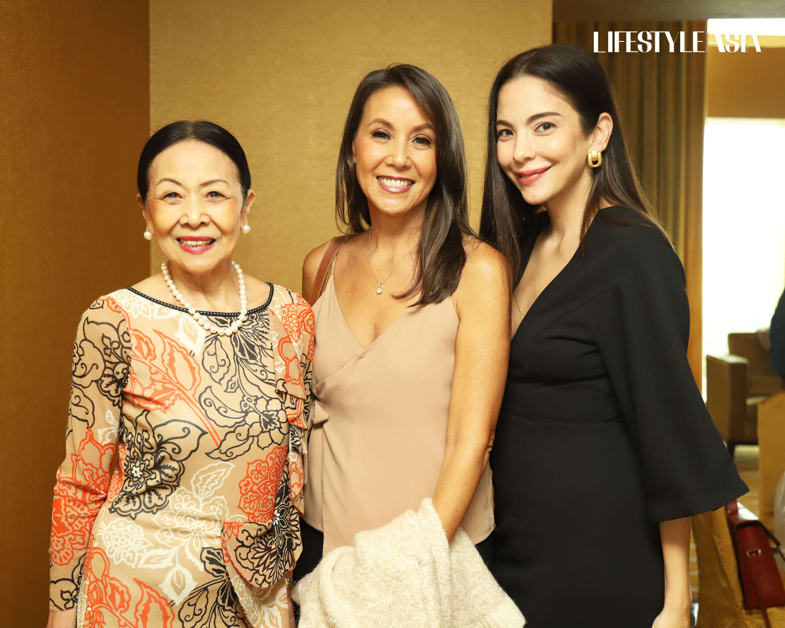 Rose Jacob, Christine Jacob Sandejas, and Amanda Griffin Jacob at Lifestyle Asia event