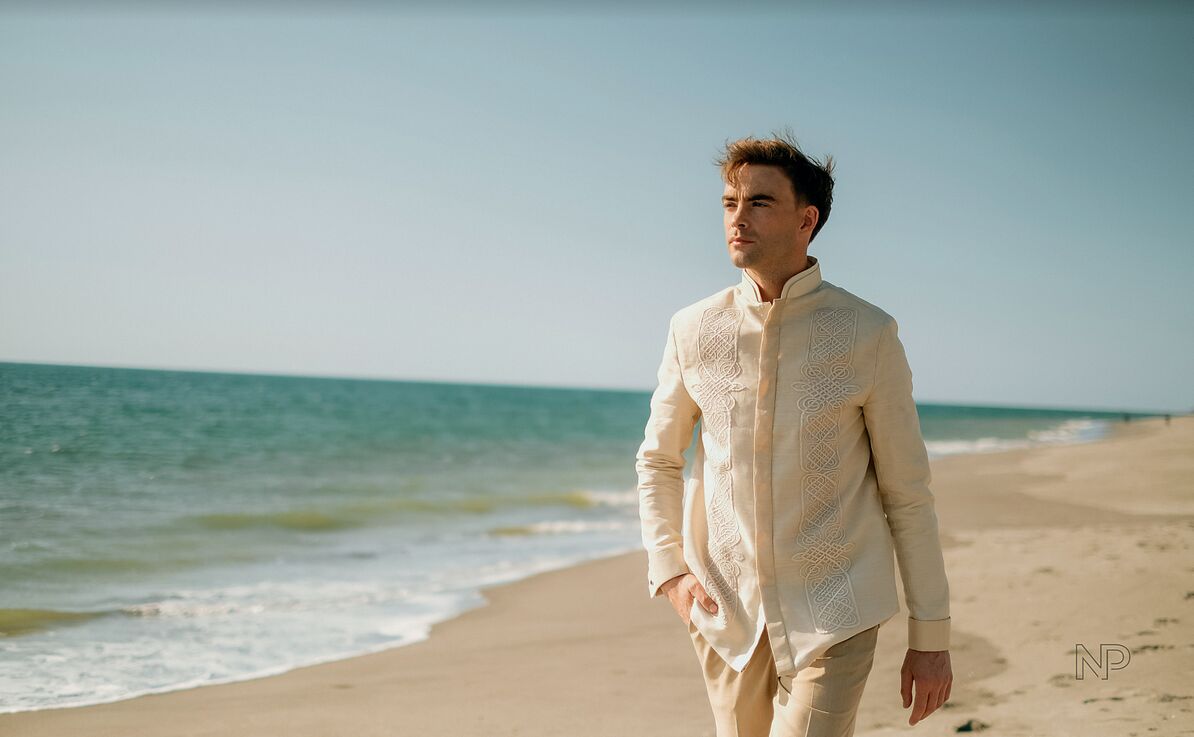 David Rainey at his wedding