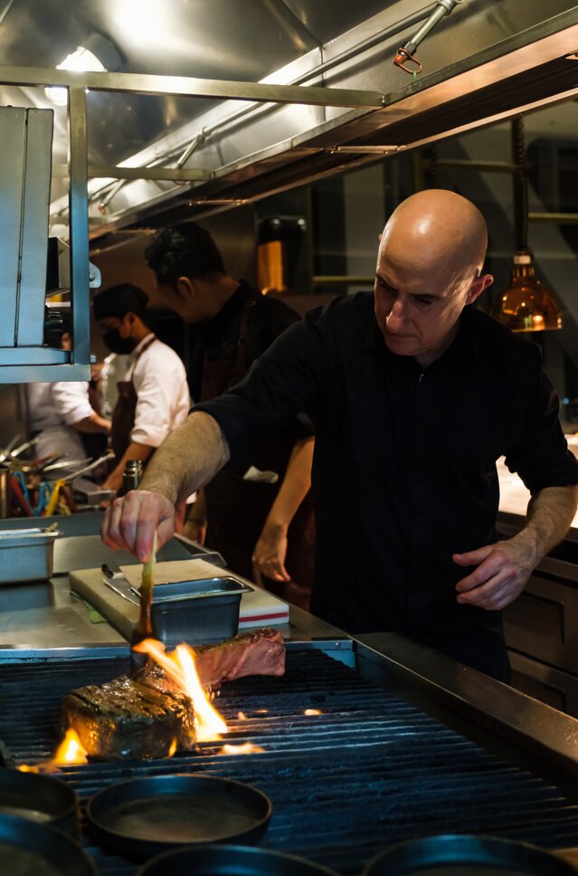 Chef Matthew Crabbe at Ruby Jack's Steakhouse and Bar