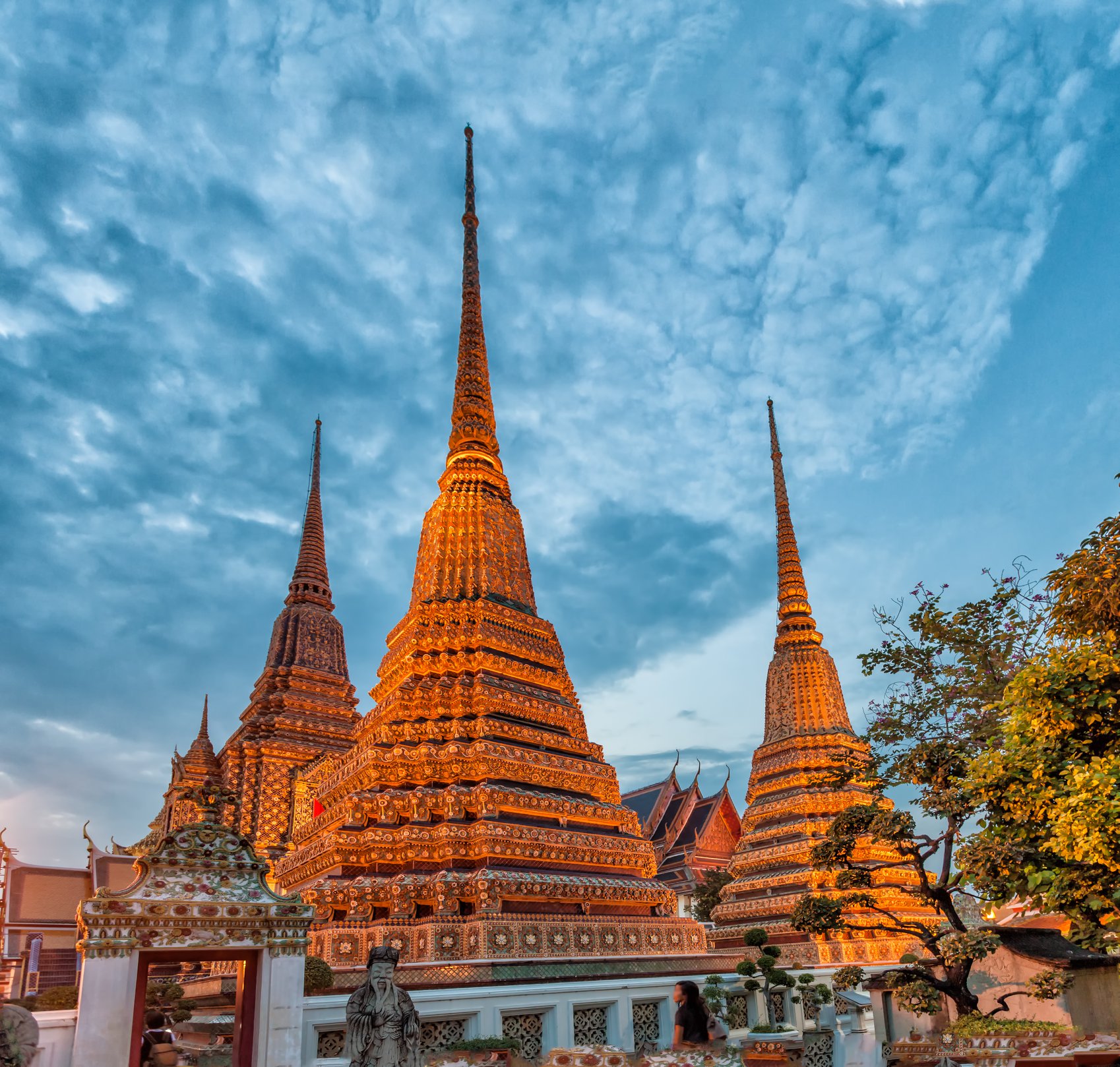 Wat Pho temple in Bangkok, Thailand
