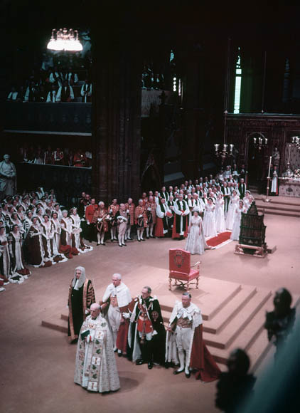 A snapshot of Queen Elizabeth II's coronation in 1953