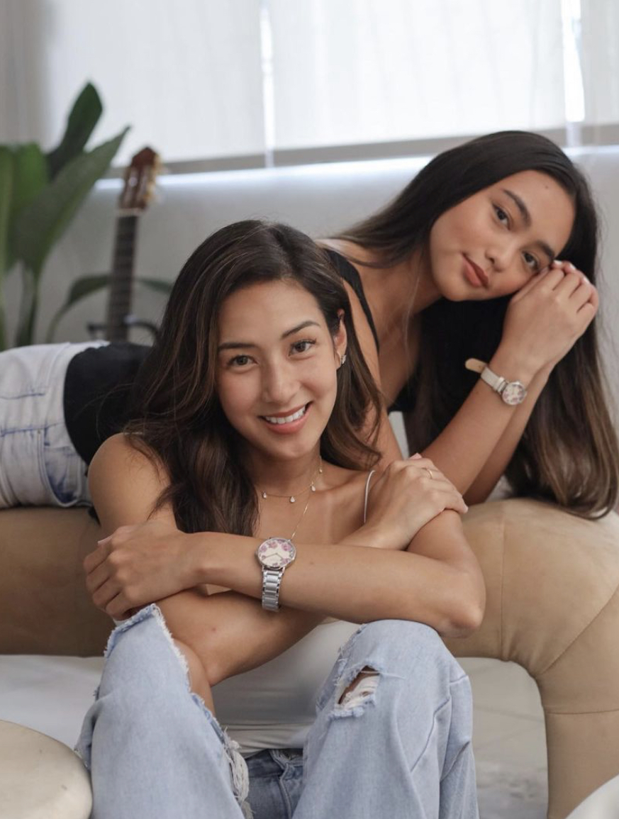 Mika Lagdameo-Martinez and her daughter, Noelle