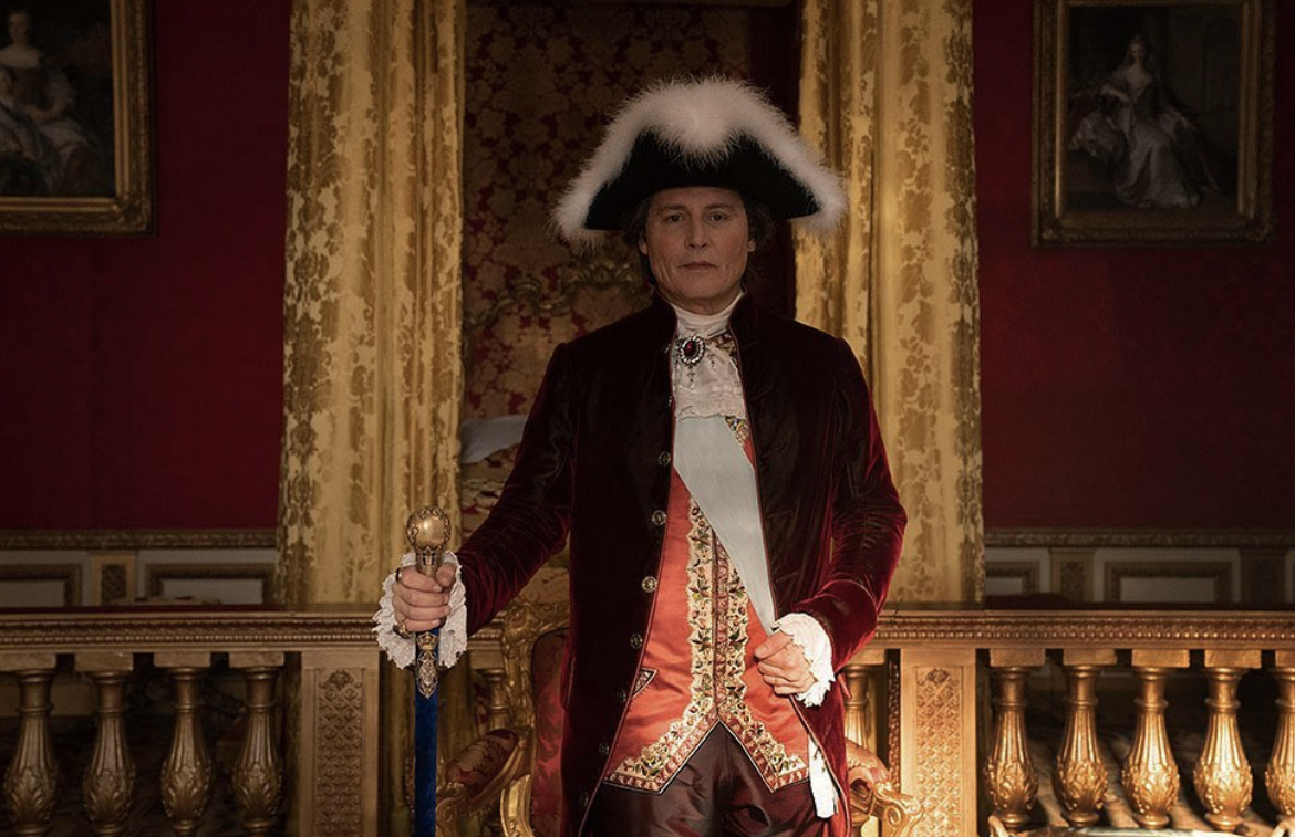 Johnny Depp in "Jeanne du Barry"