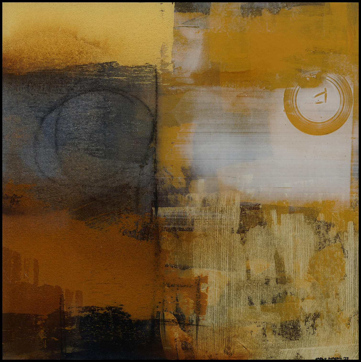 Carlo Magno painting Best of My Love new exhibit Percipience