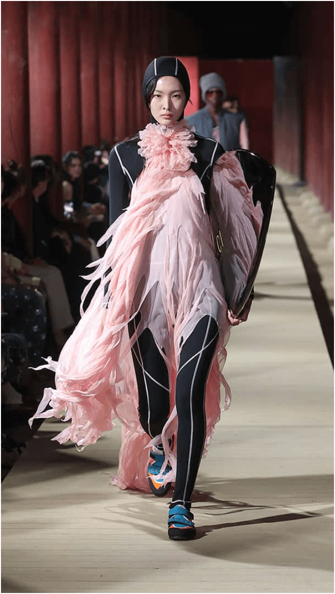 Avant Garde wetsuit from the Gucci Cruise 2024 Collection