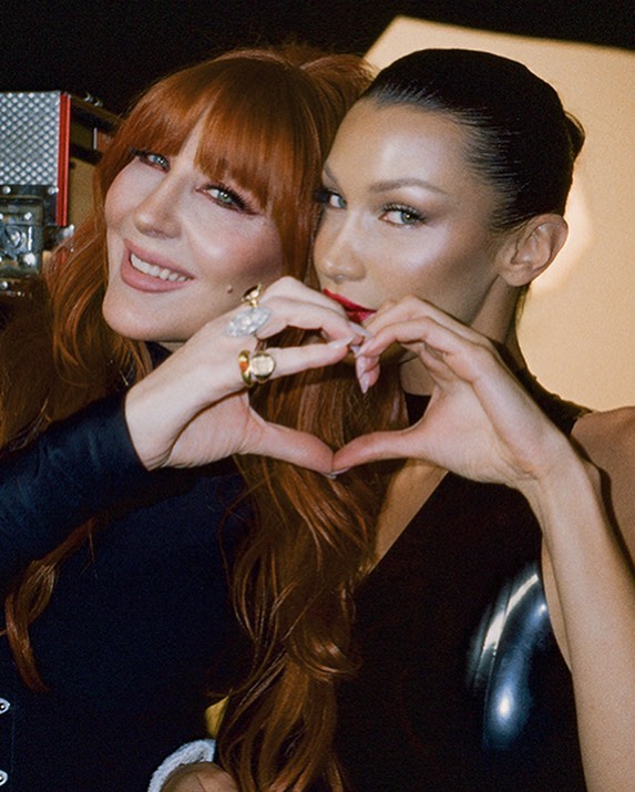 Charlotte Tilbury and Bella Hadid