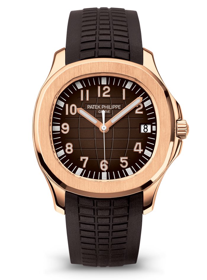 The Patek Philippe Aquanaut watch in rose gold (5167R)