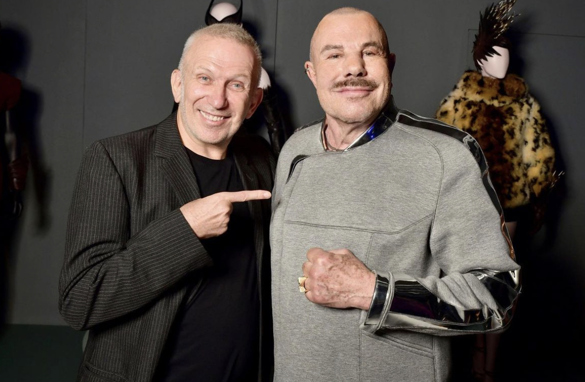 Thierry Mugler with Jean Paul Gaultier