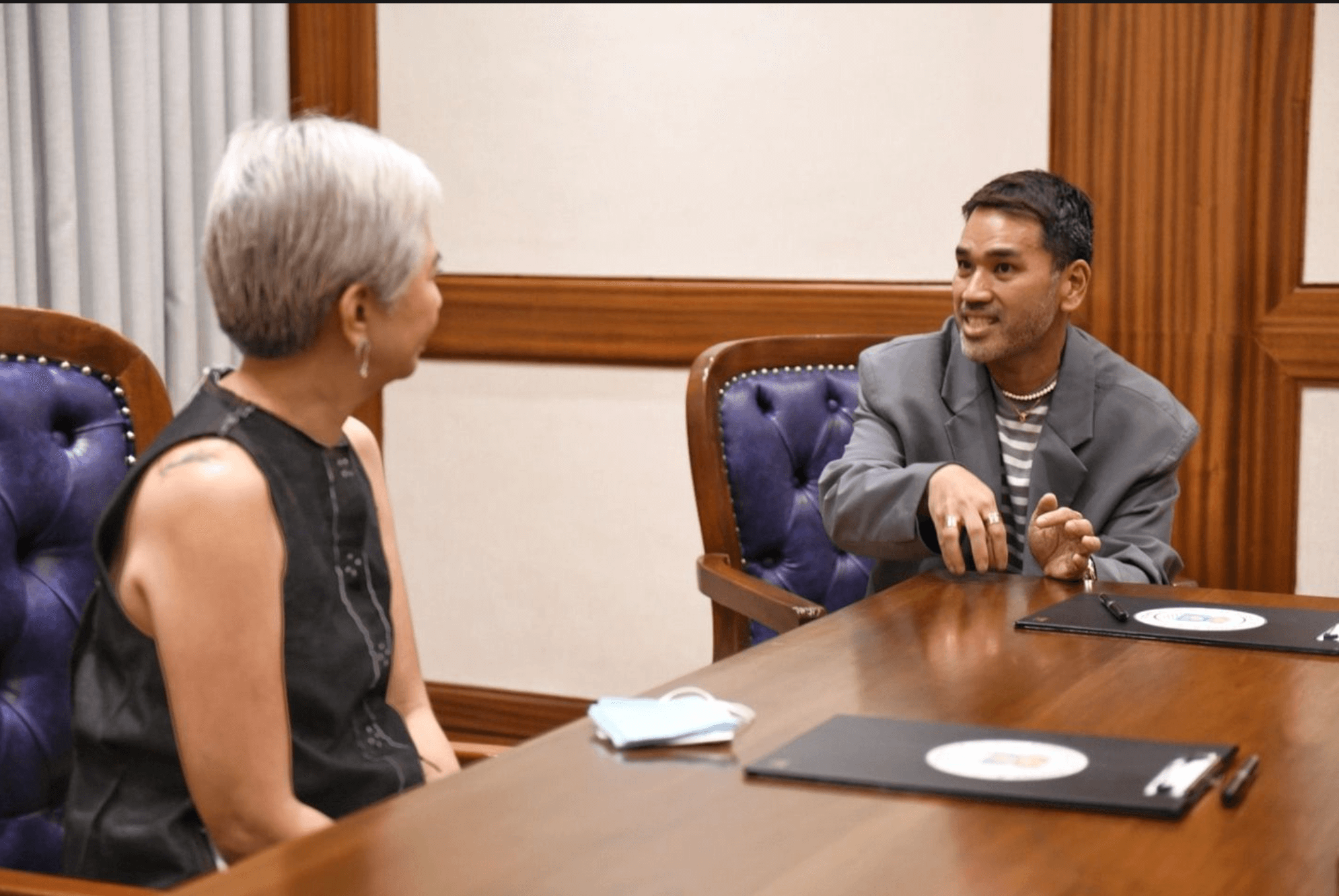 Mayor Honey Lacuna-Pangan and Bang Pineda