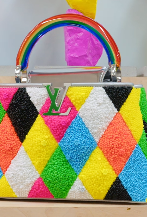 Ugo Rondinone's colorful creation