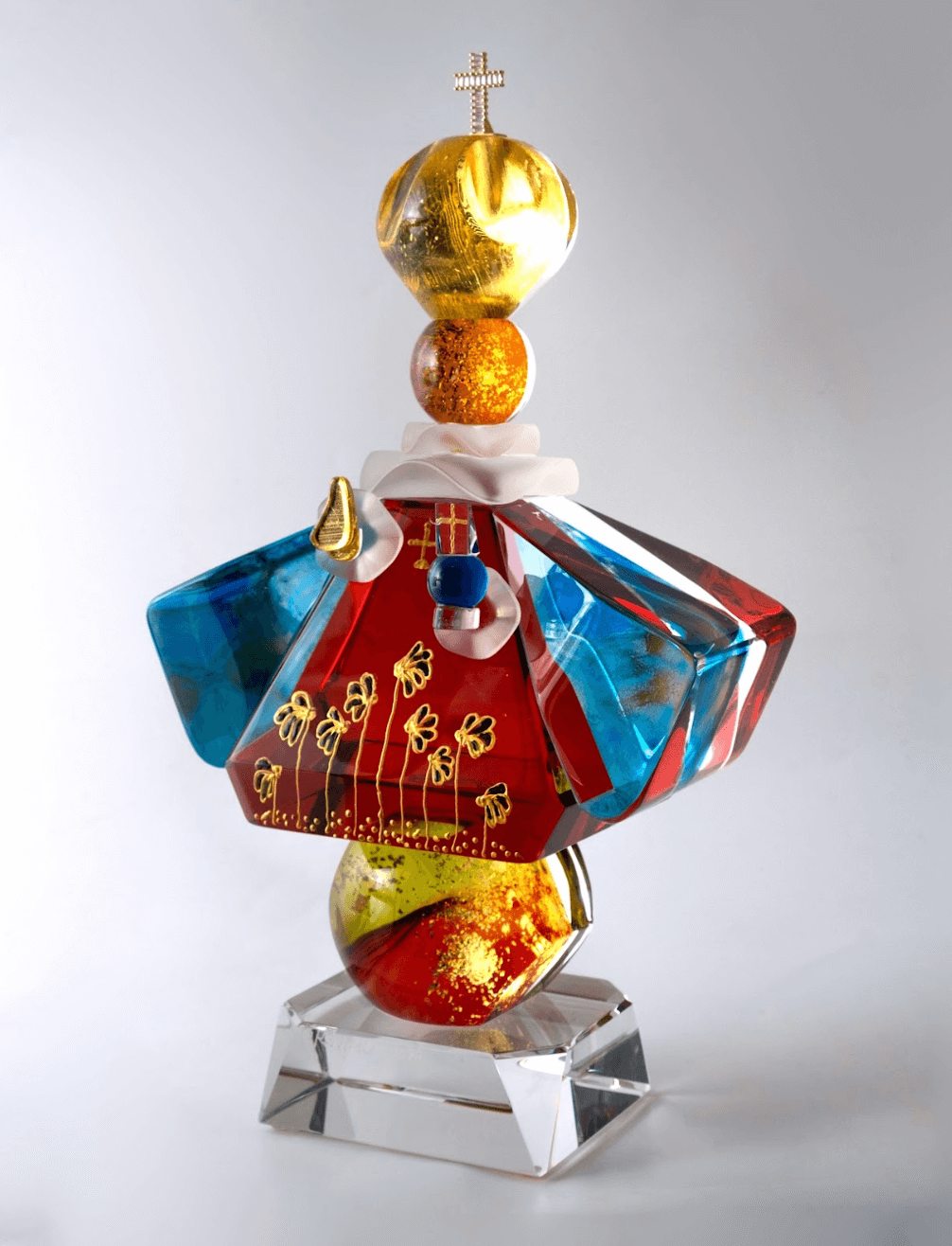 Sto.Niño Glass sculpture Galerie Joaquin