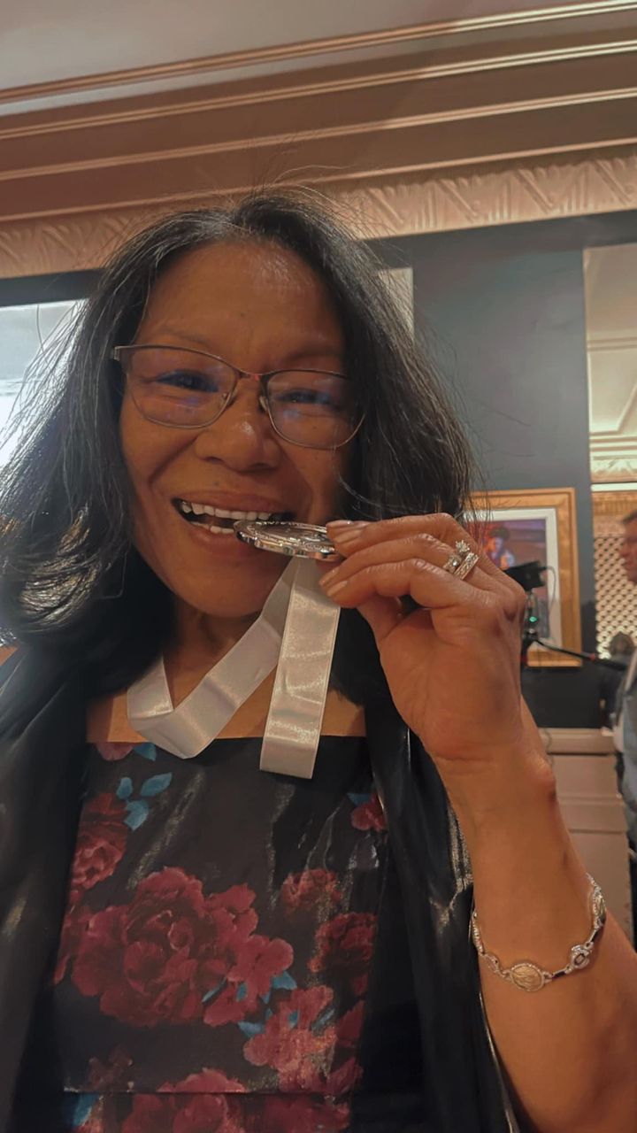 Lulu Ranta with her James Beard award