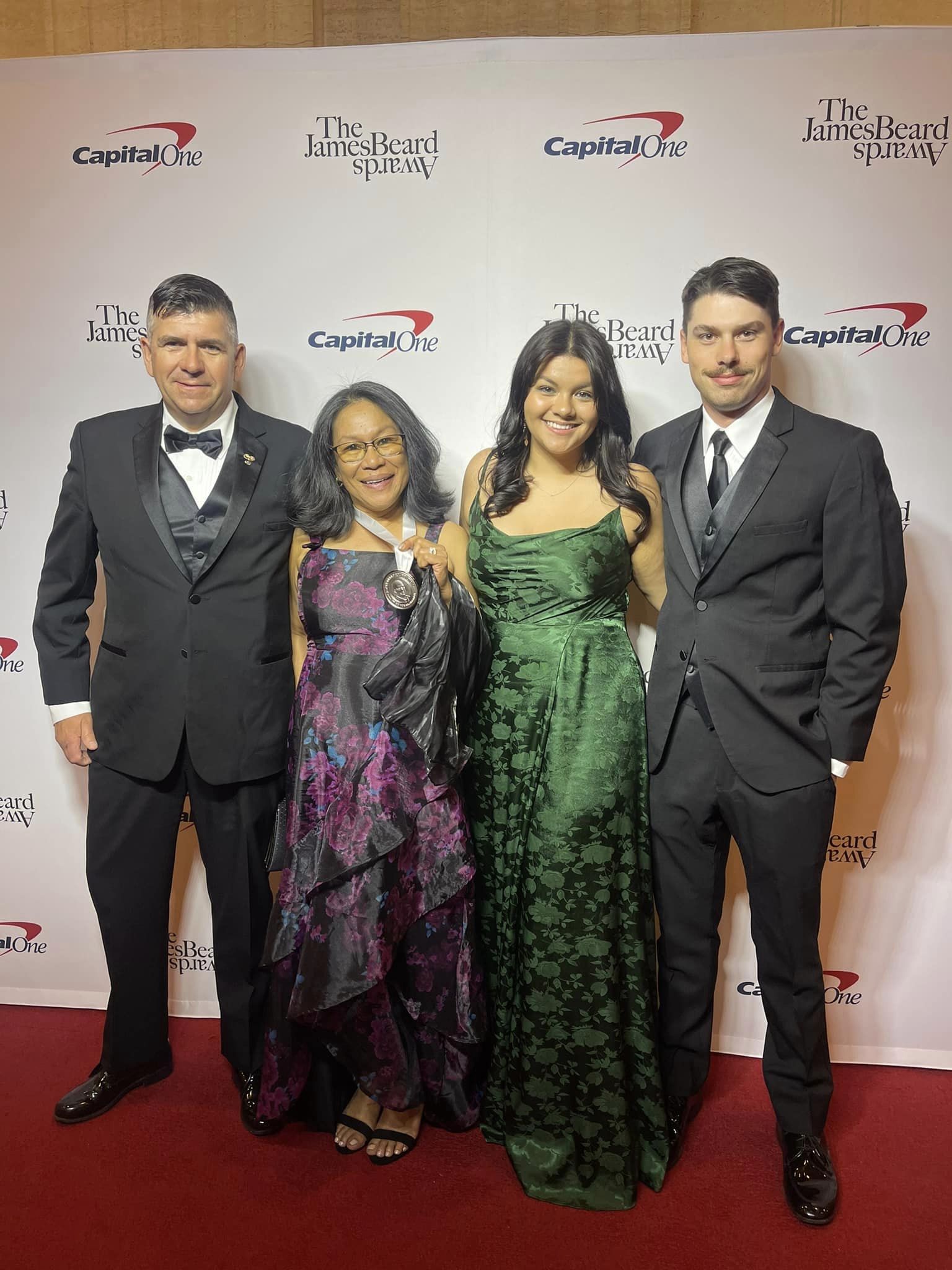 Chef Lulu Ranta with her 