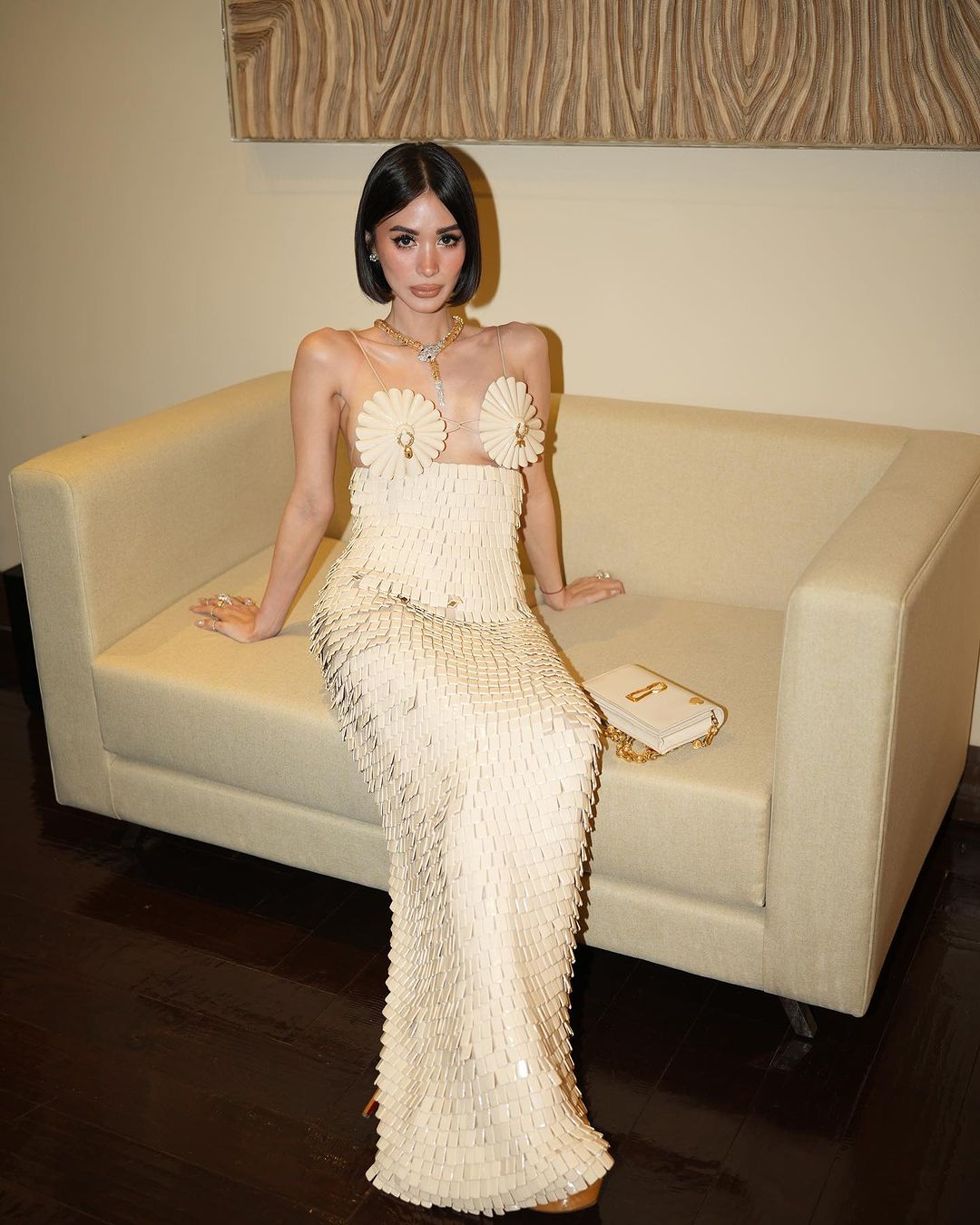 Heart Evangelista wearing Schiaparelli couture