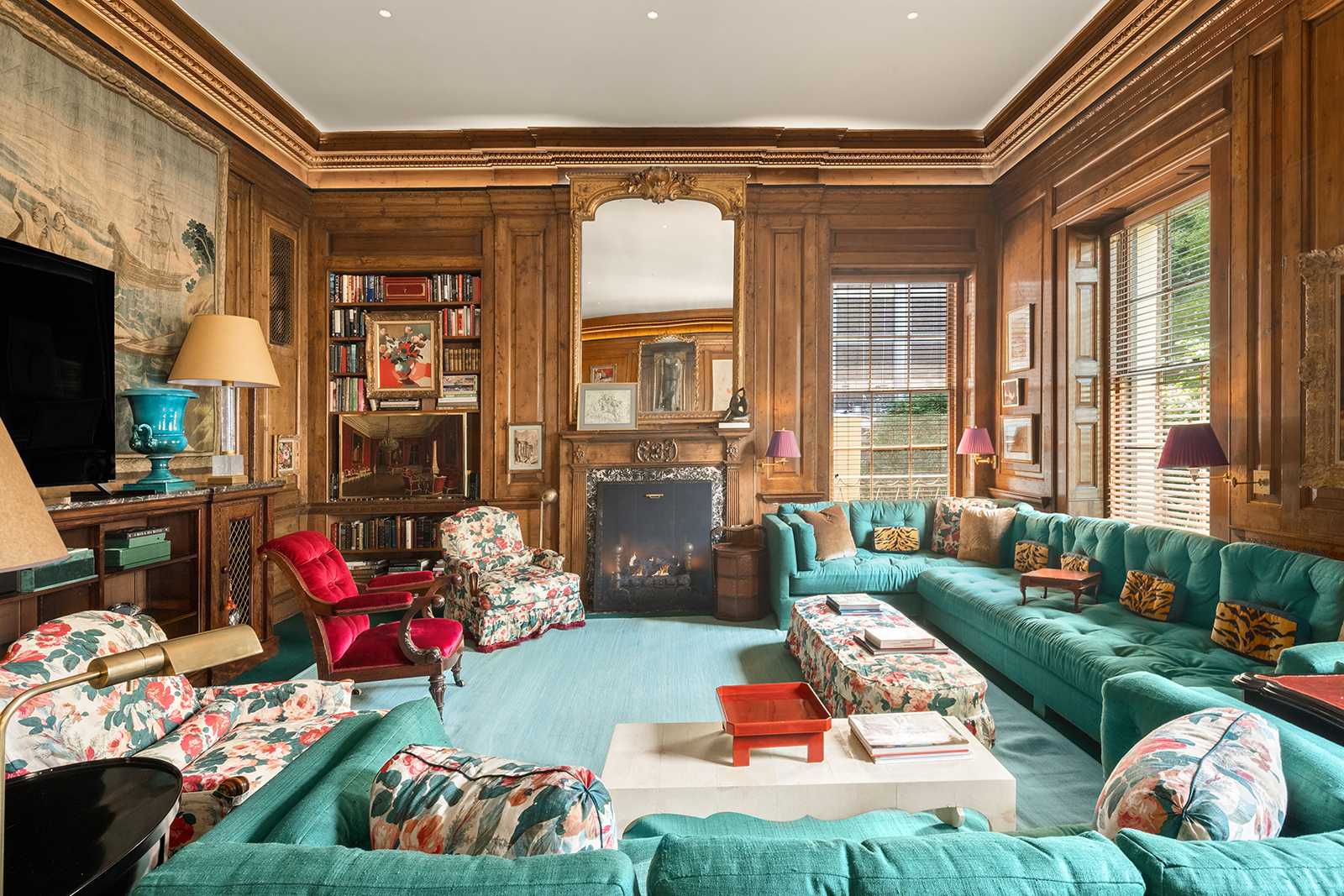The grand interiors of Rockefeller's New York townhouse