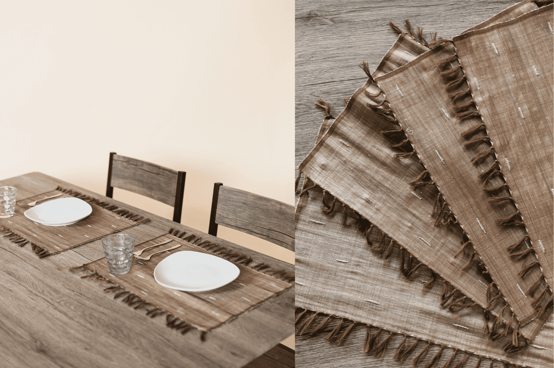 Polyhemp table mats by Ate Jelyn