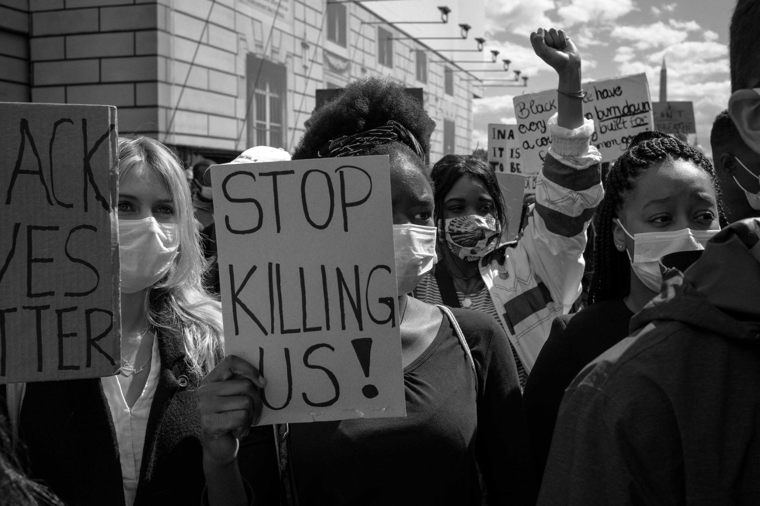 Black Lives Matter protest in Paris, June 6, 2020