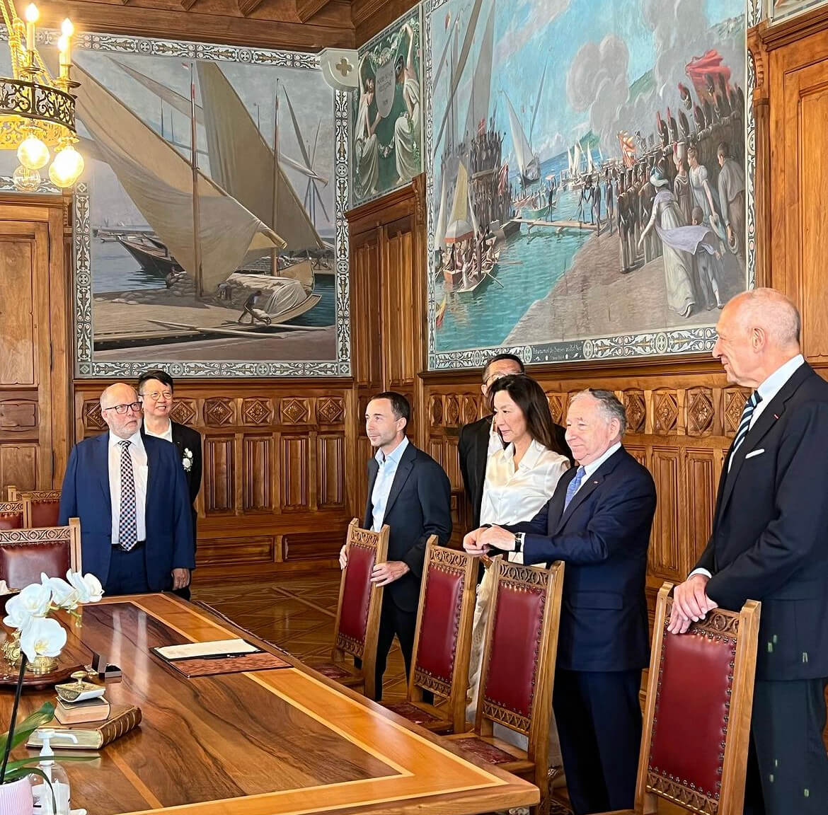 Michelle Yeoh And Jean Todt