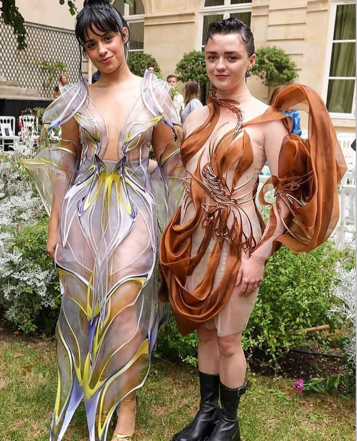 Iris van Herpen Camila Cabello and Maisie Williams