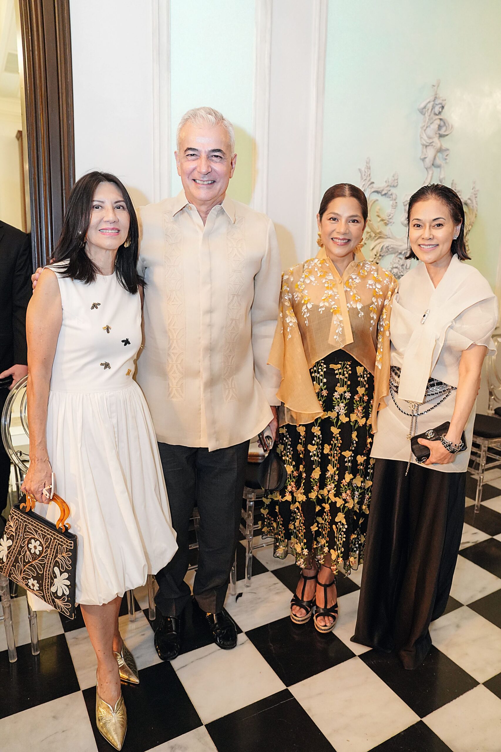 Lulu Tan-Gan, Fernando Zobel de Ayala, Kit Zobel, and Rhoda Aldanese