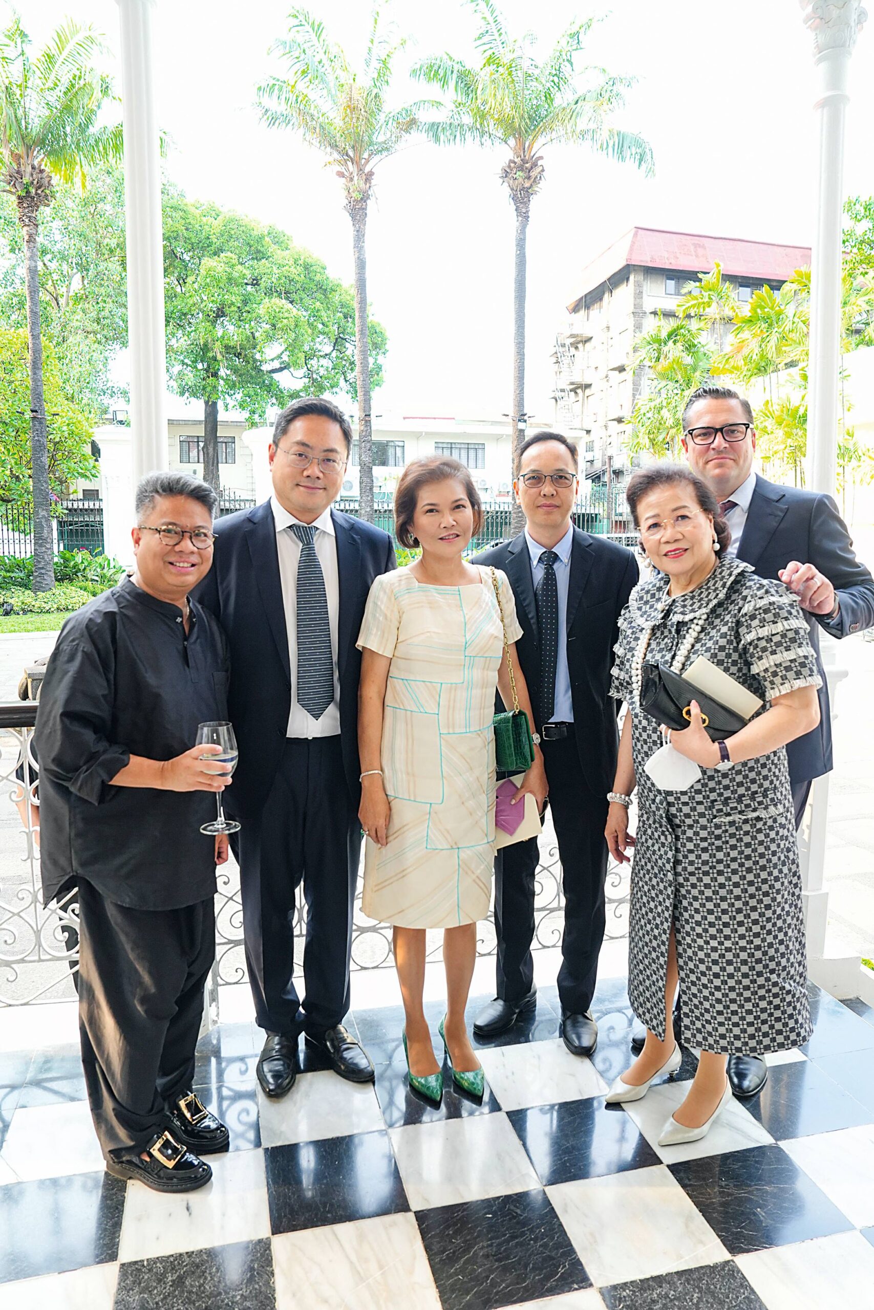 Puey Quiñones, Xavier Lee, Rowina Tan, Andy Ngan, Perlita Tan, and Fabian Haas