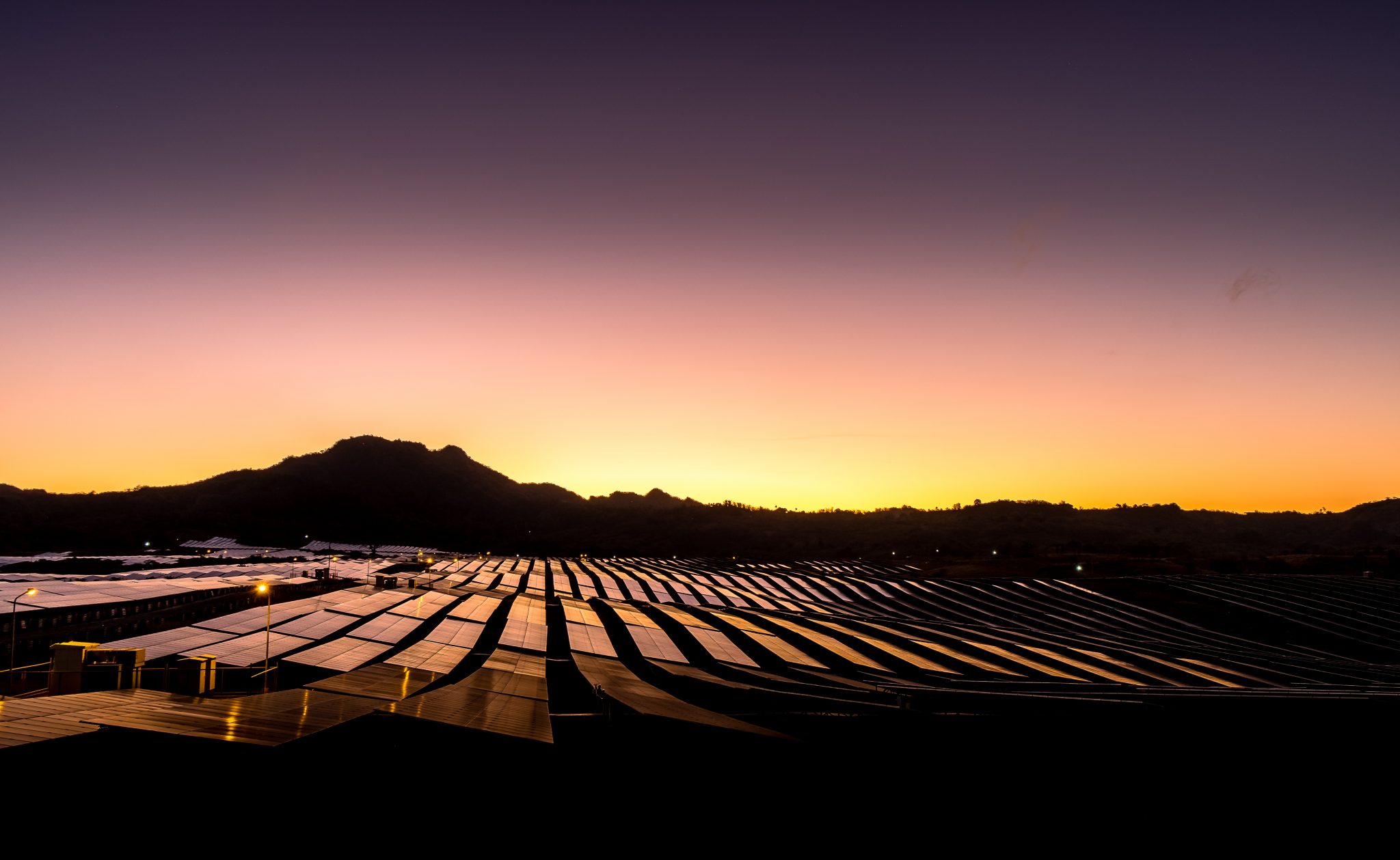 A solar farm in Calatagan, Batangas by Solar Philippines Calatagan Corporation