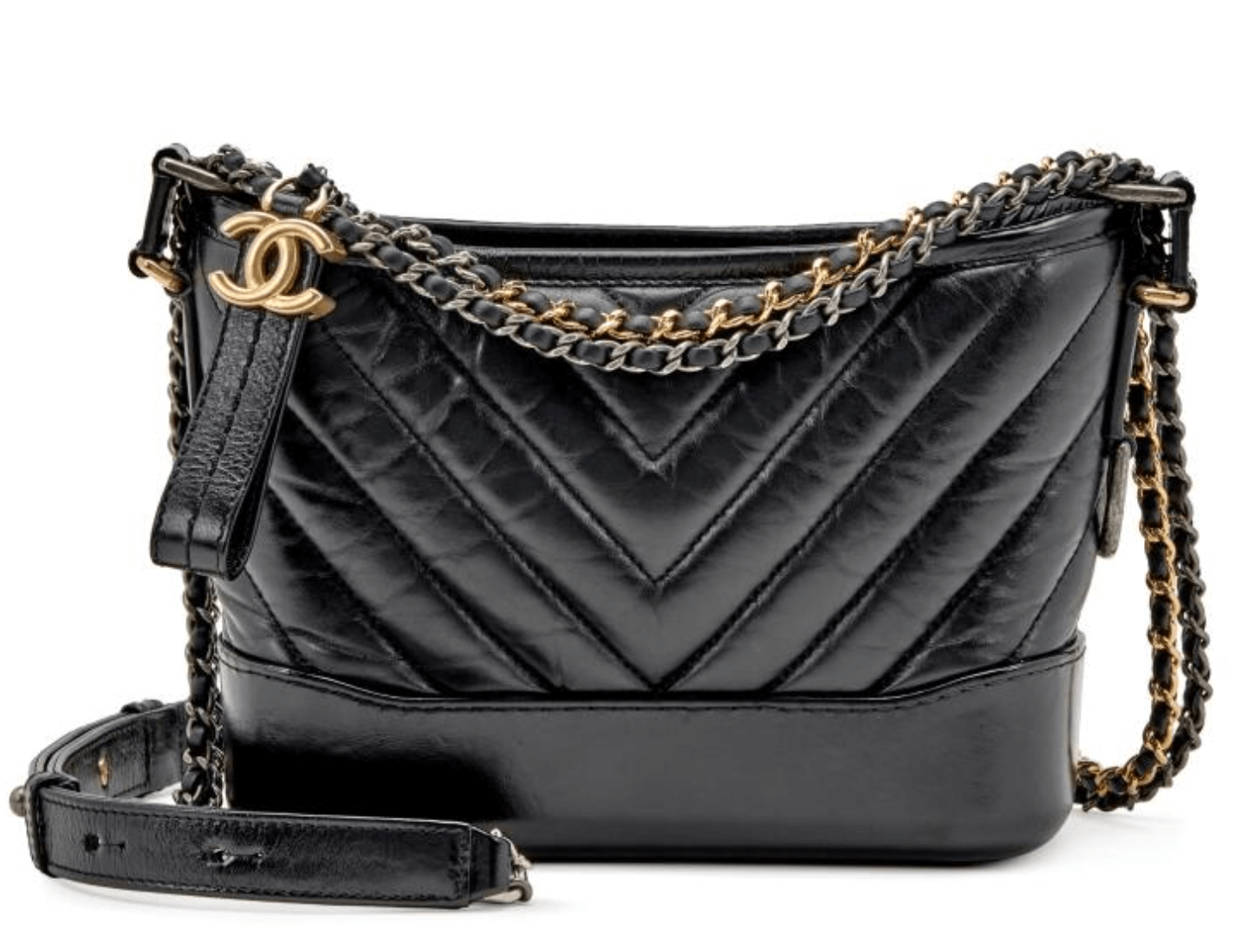 Black Small Gabrielle Hobo