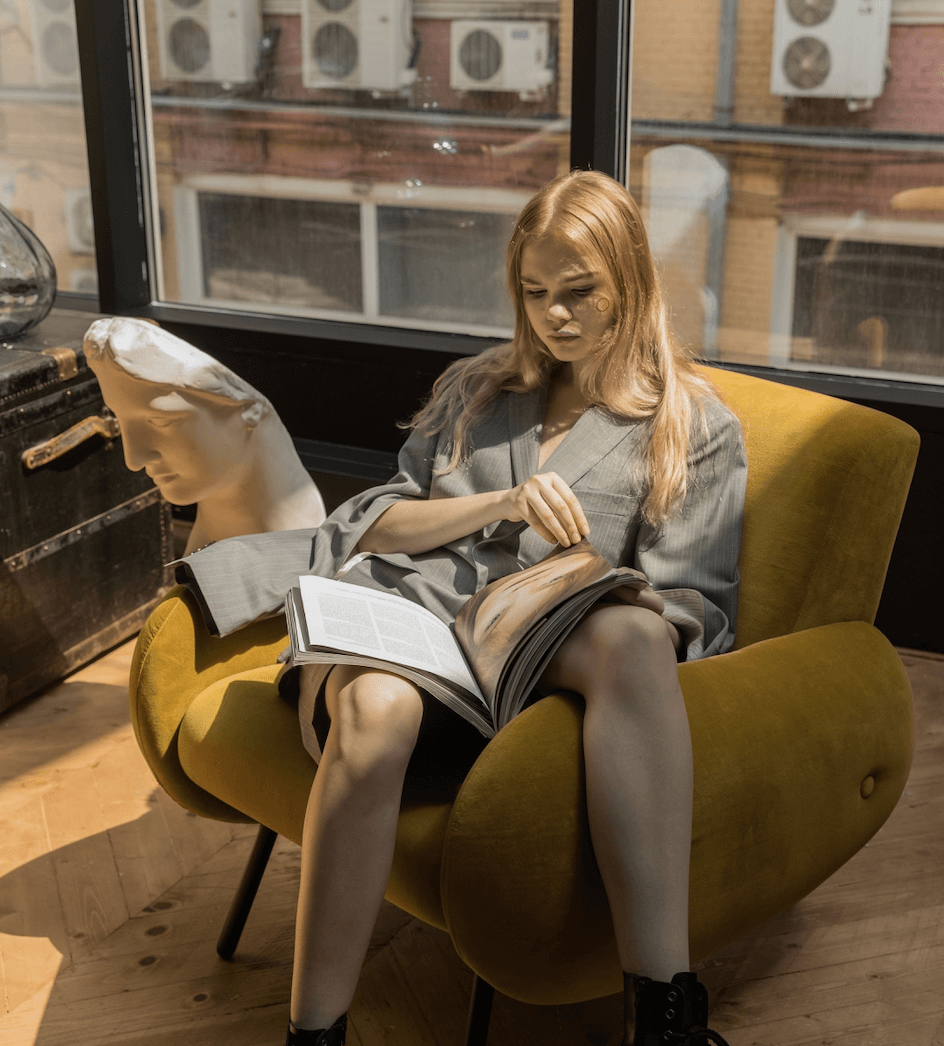 unwinding with your favorite magazine, feeling energized and refreshed