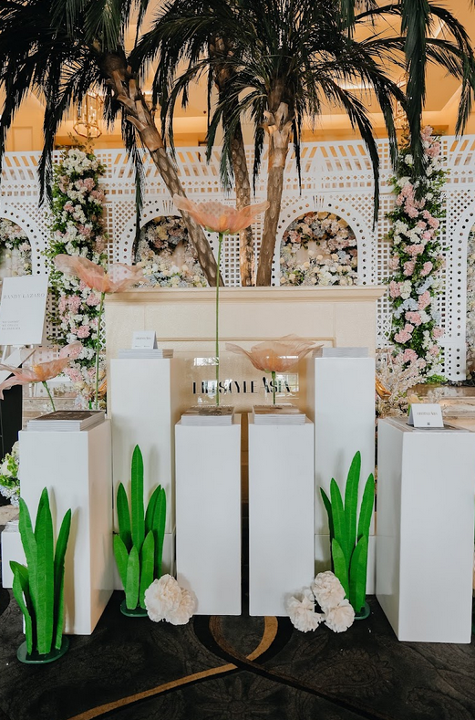 Lifestyle Asia vignette designed by Gerry Rosales of Paper Blooms