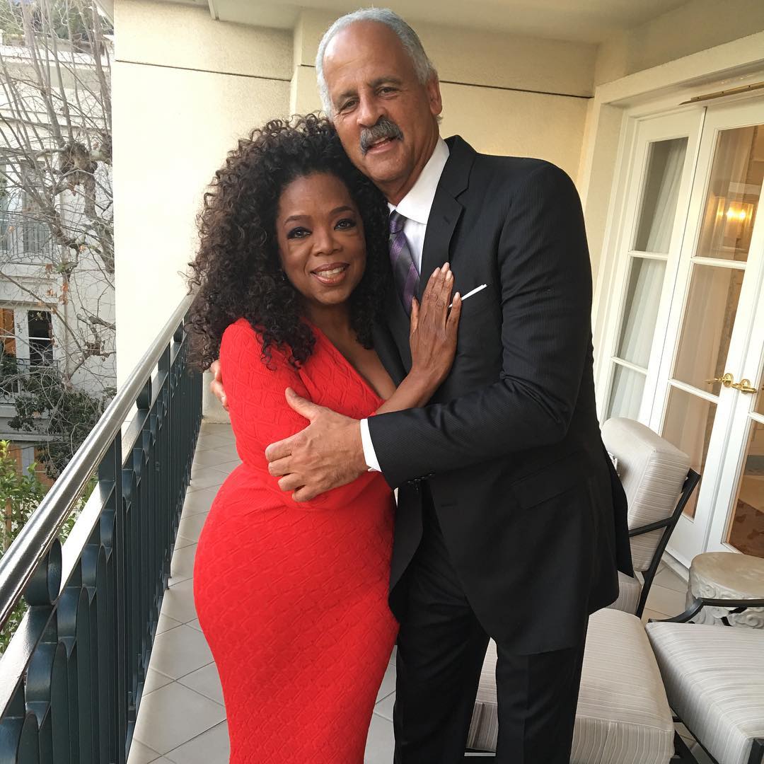 Oprah Winfrey and Stedman Graham