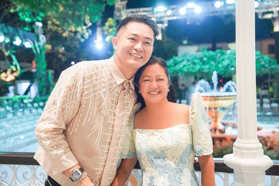 Michael Leyva with First Lady Liza Araneta-Marcos