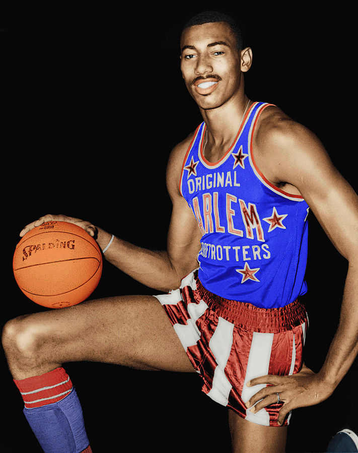 young Wilt Chamberlain