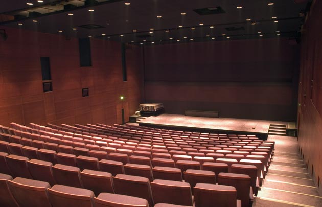 Inside one of Cinémathèque Française's theaters