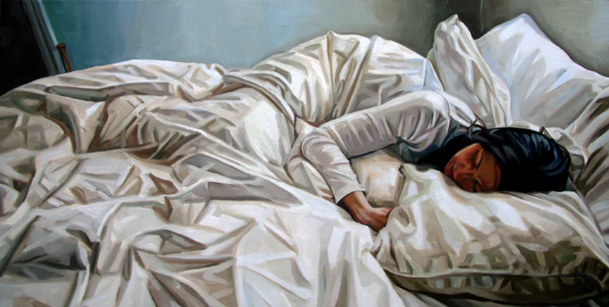 “Kerri, Aware” by Heather Horton (2011, oil on canvas)