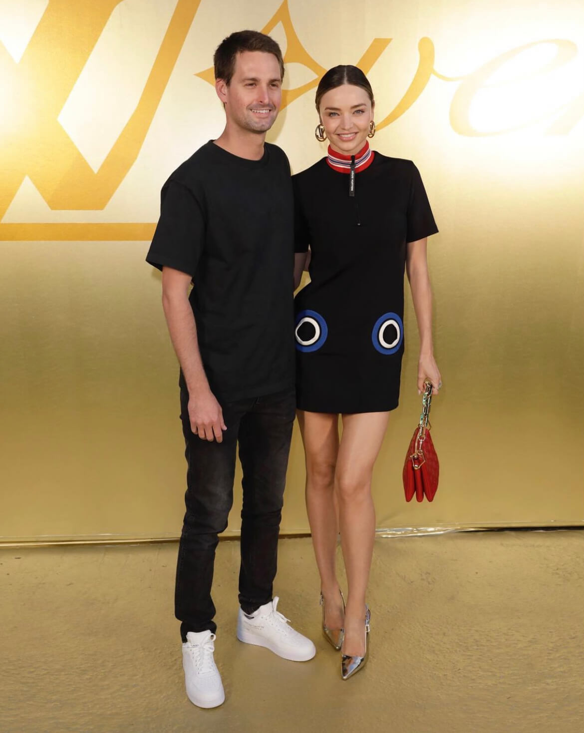 Evan Spiegel and Miranda Kerr