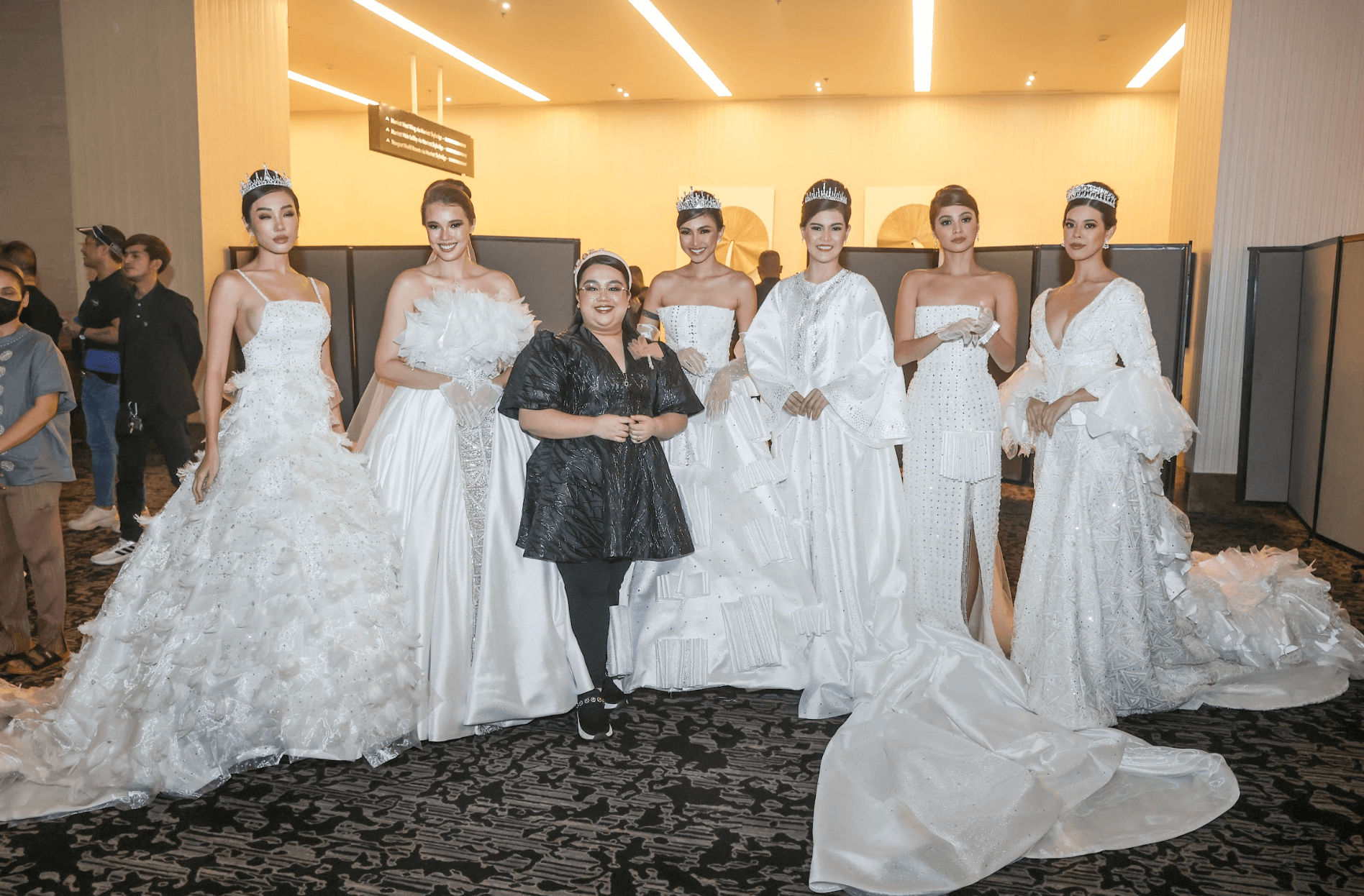 Jezelle Amorado and her models