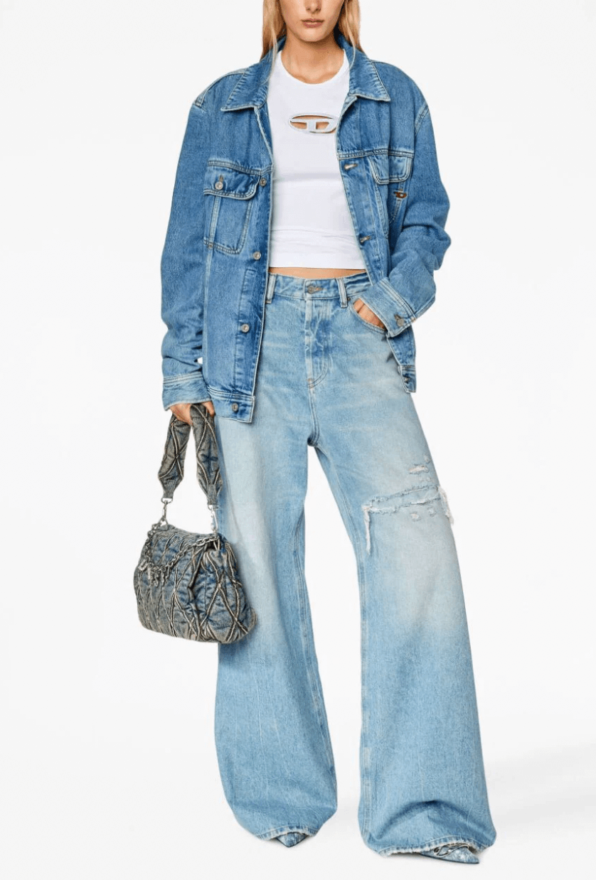 Diesel T-Angie cut-out logo T-shirt