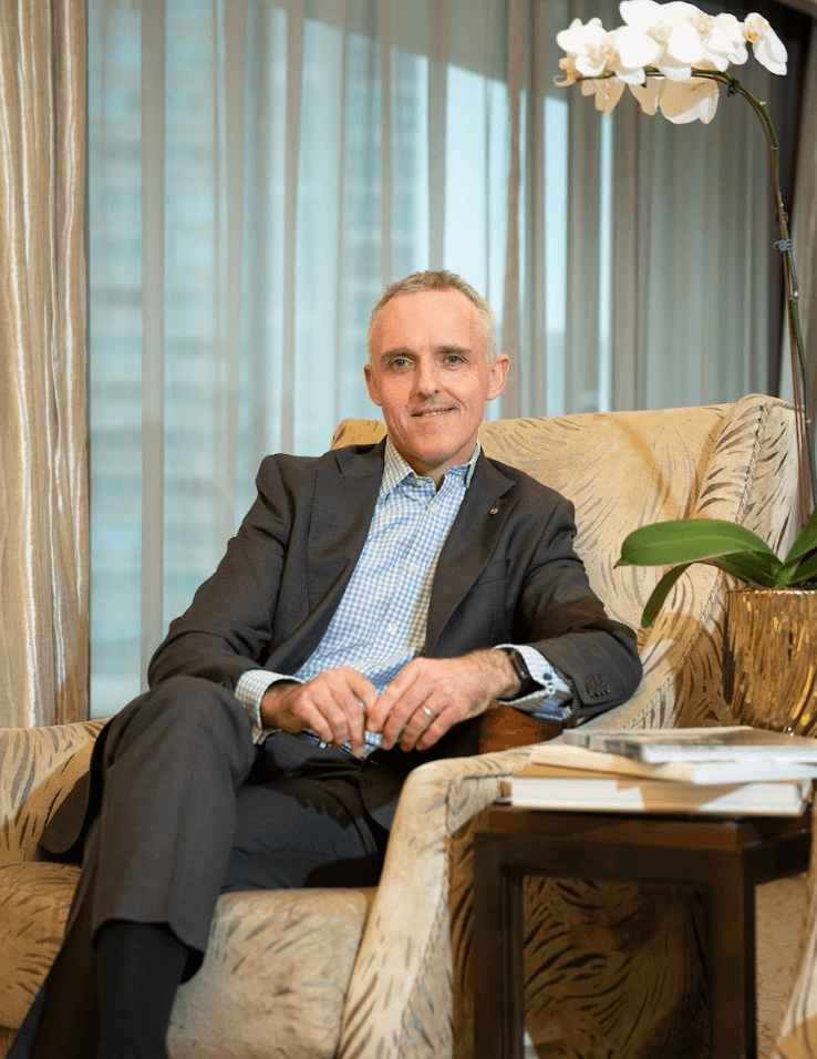 Jonathan Reynolds, the general manager of EDSA Shangri-La