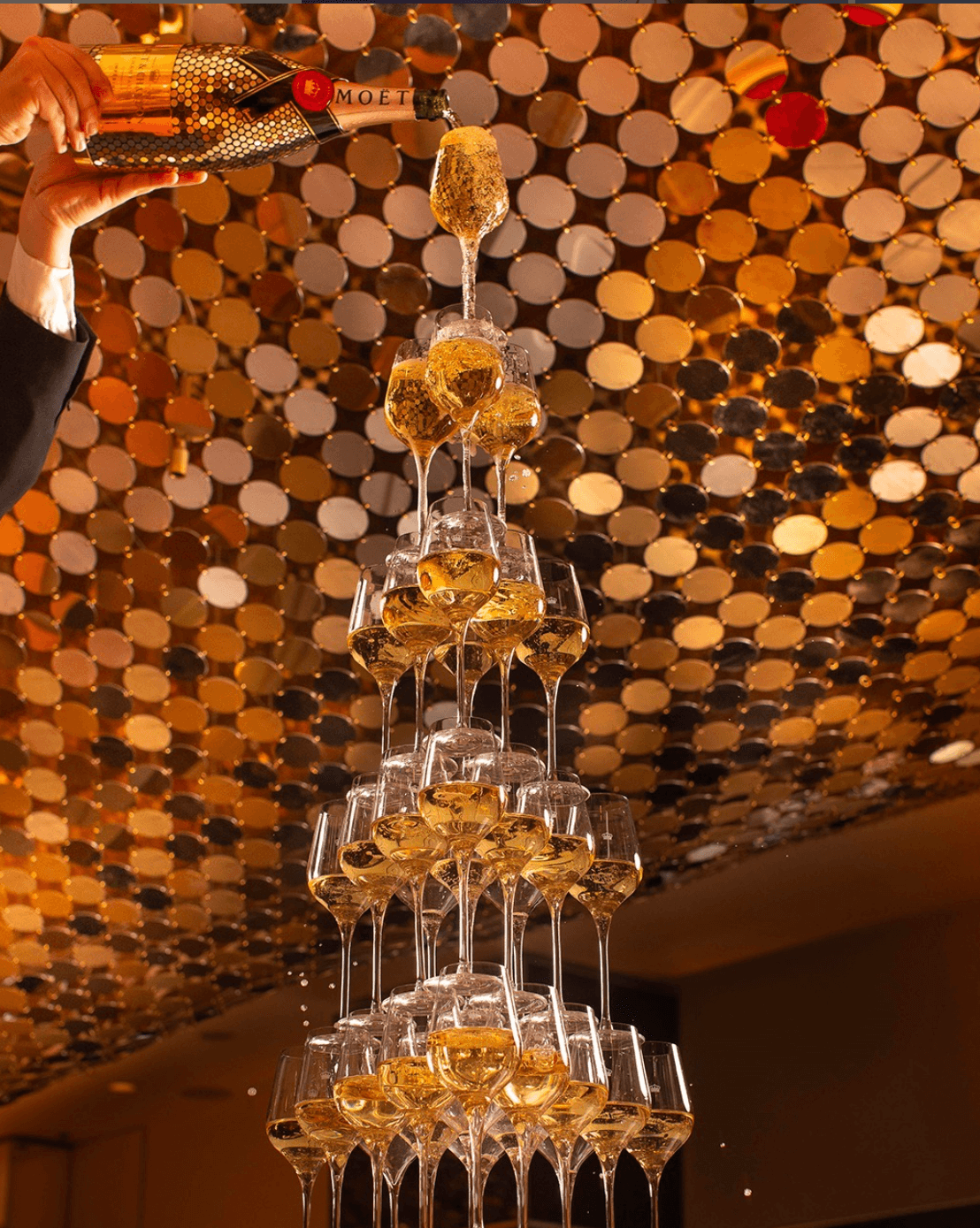 Champagne tower