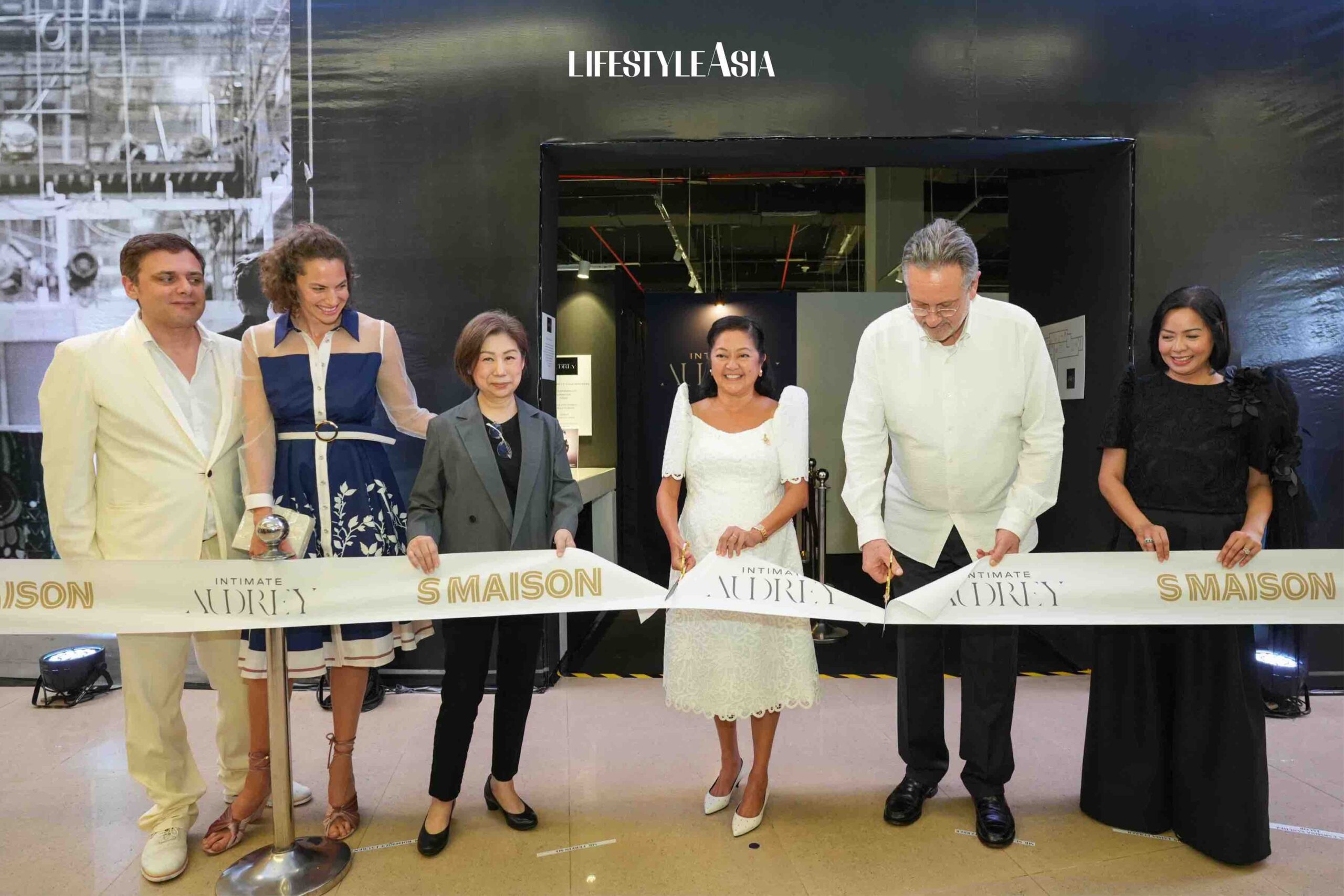 ribbon cutting ceremony for Intimate Audrey