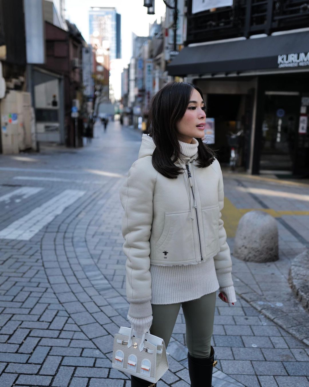 heart evangelista wearing hermes