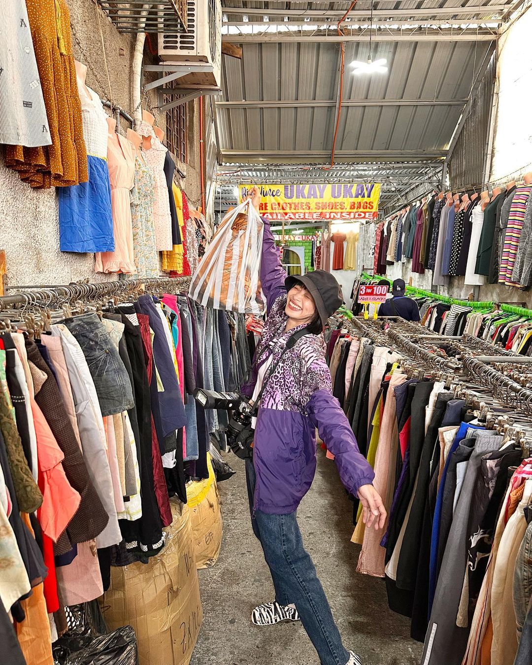 Shaira Luna is known for shopping in thrift stores