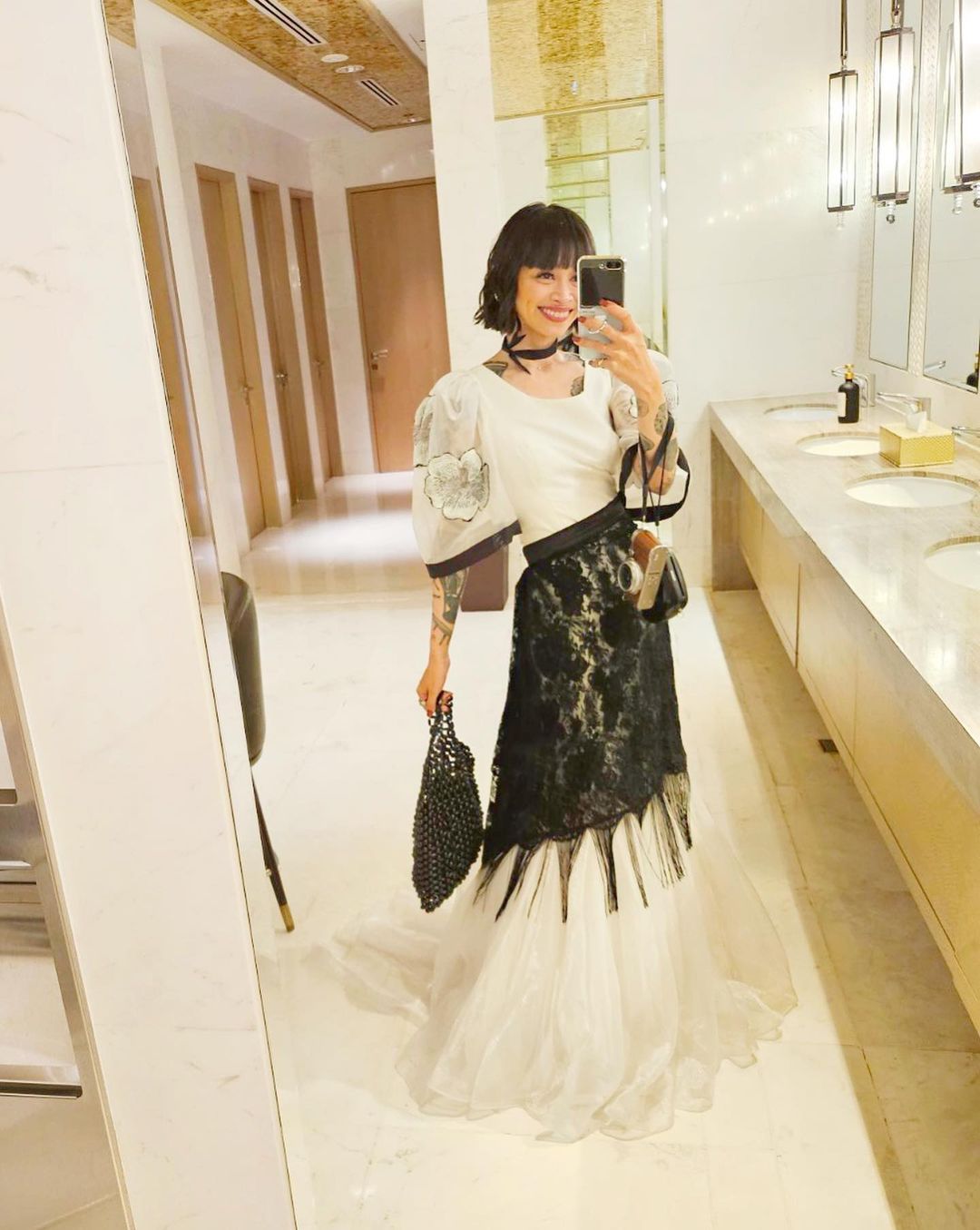 Shaira Luna shared on her Instagram how she bought this vintage dress and reworn it for the event