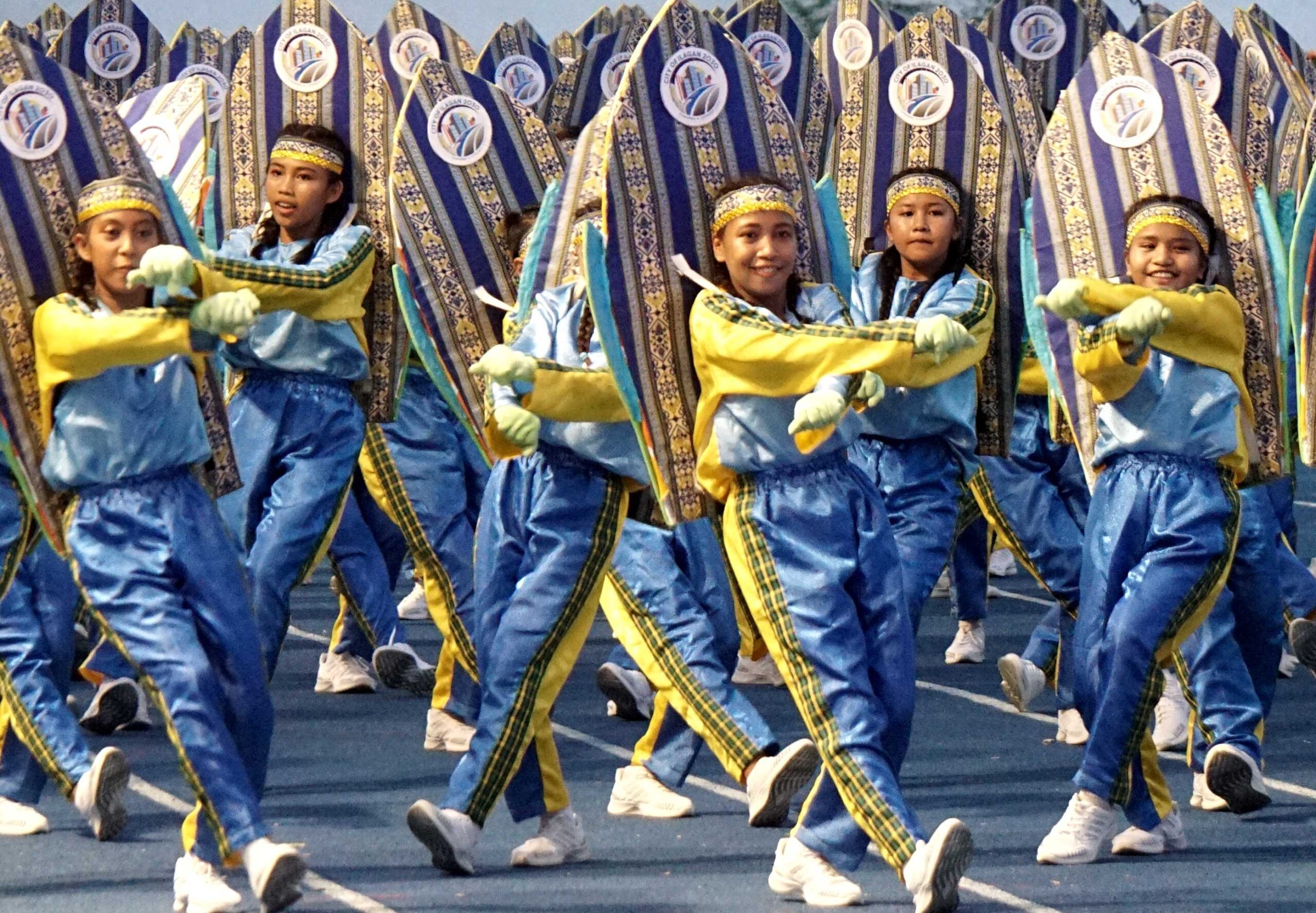 Performers from the street dance showdown competition