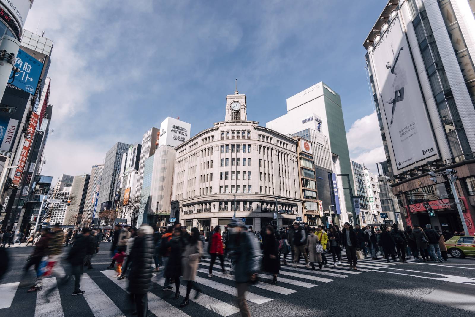 Ginza in Tokyo, Japan