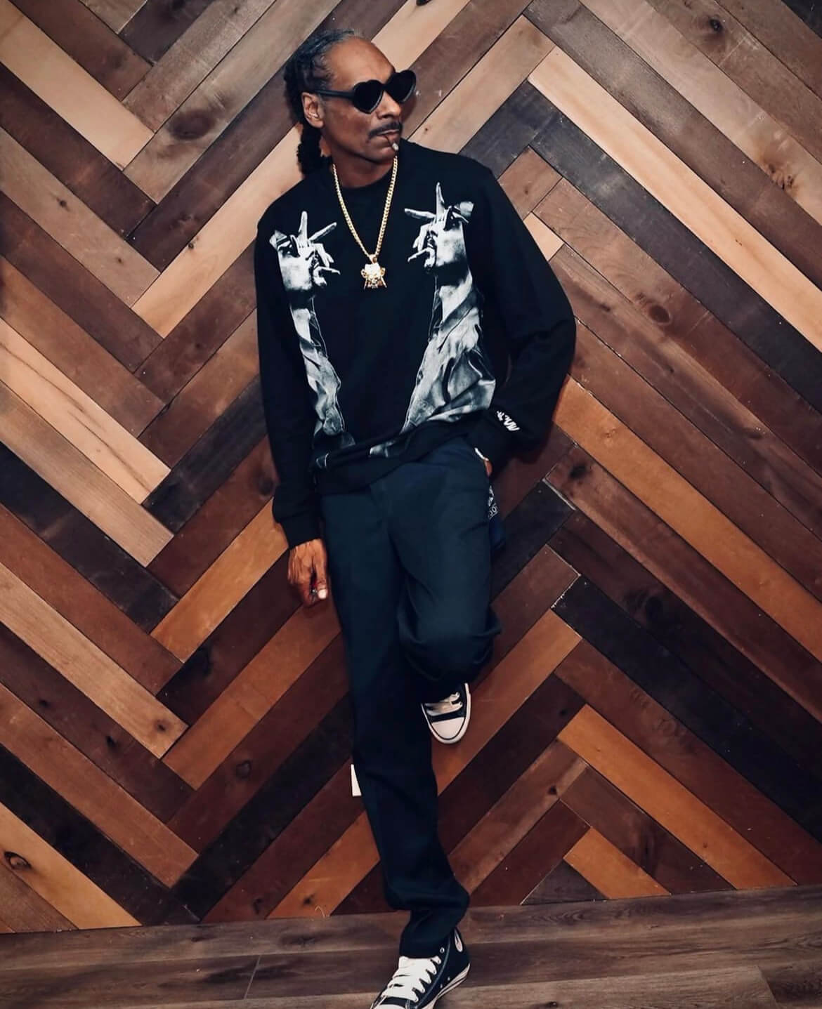 Snoop Dogg posing for the camera