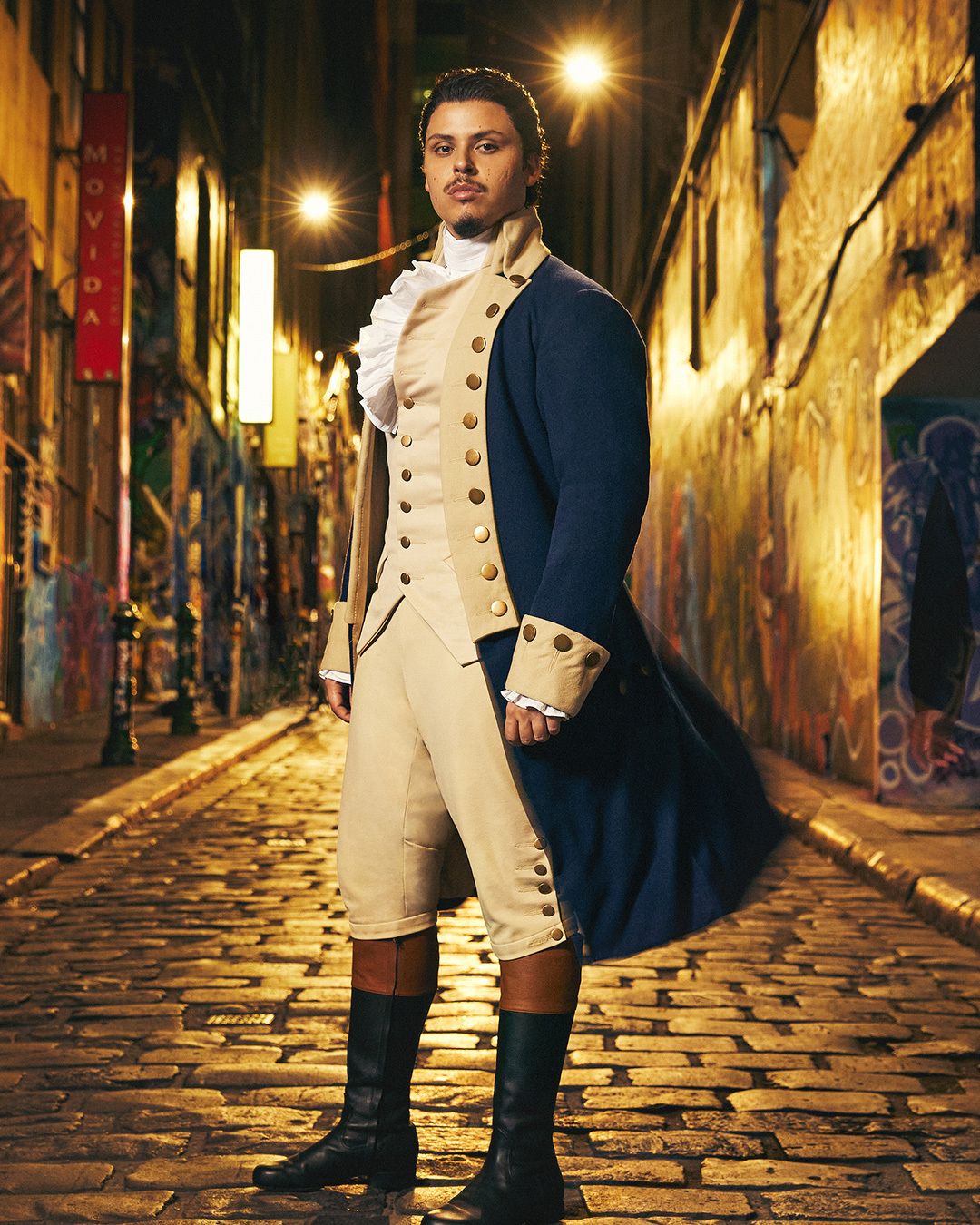 Jason Arrow as Alexander Hamilton
