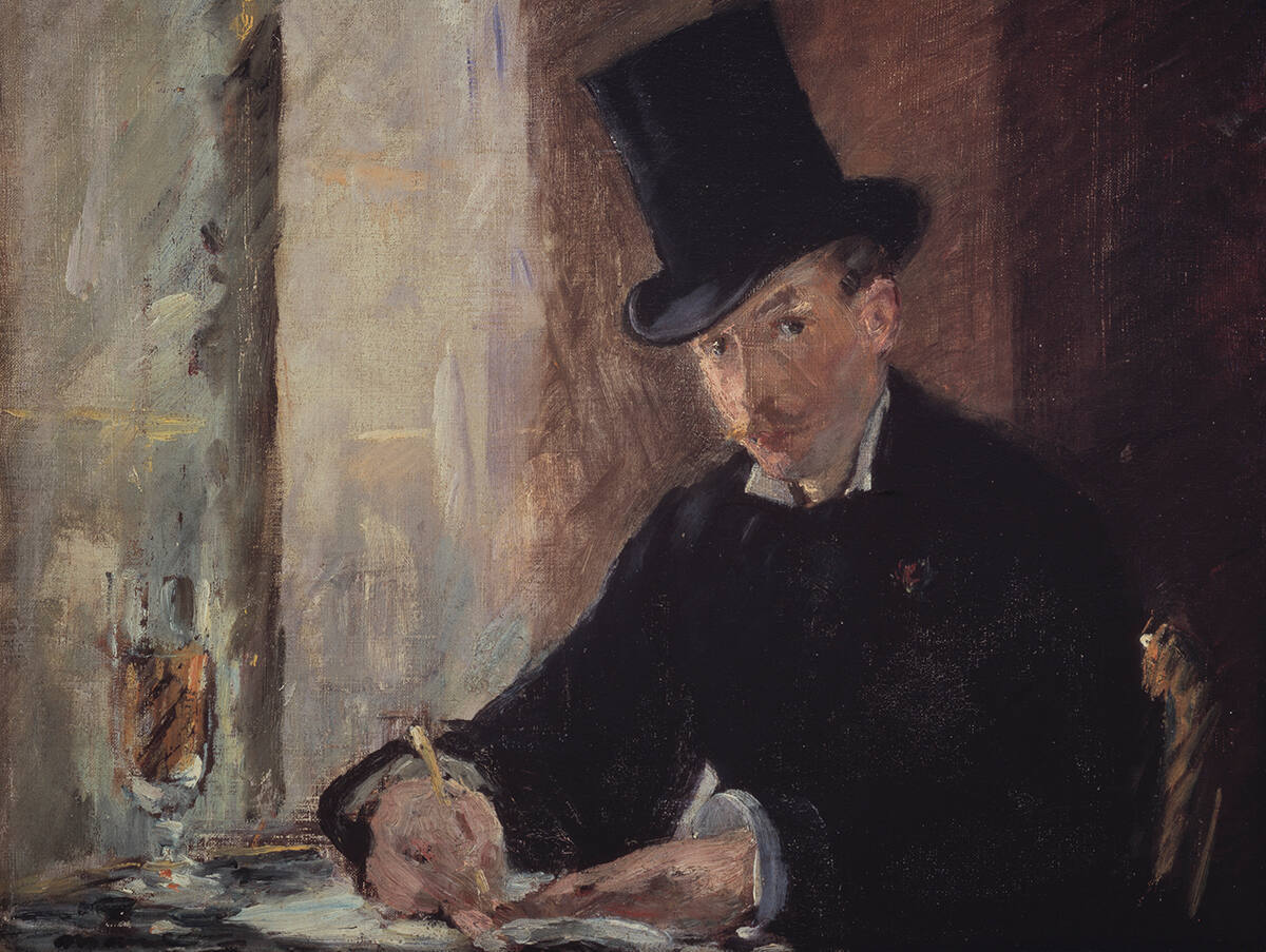 Manet's "Chez Tortoni"